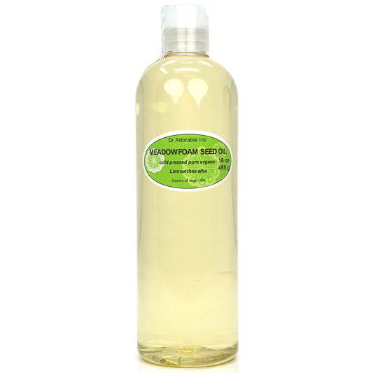 Dr Adorable Meadowfoam Seed Oil bottle with dropper for deep hydration and soft skin
