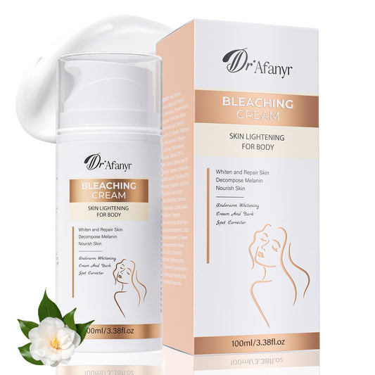 DR.Afanyr 100ml bleaching cream bottle for at-home brightening use