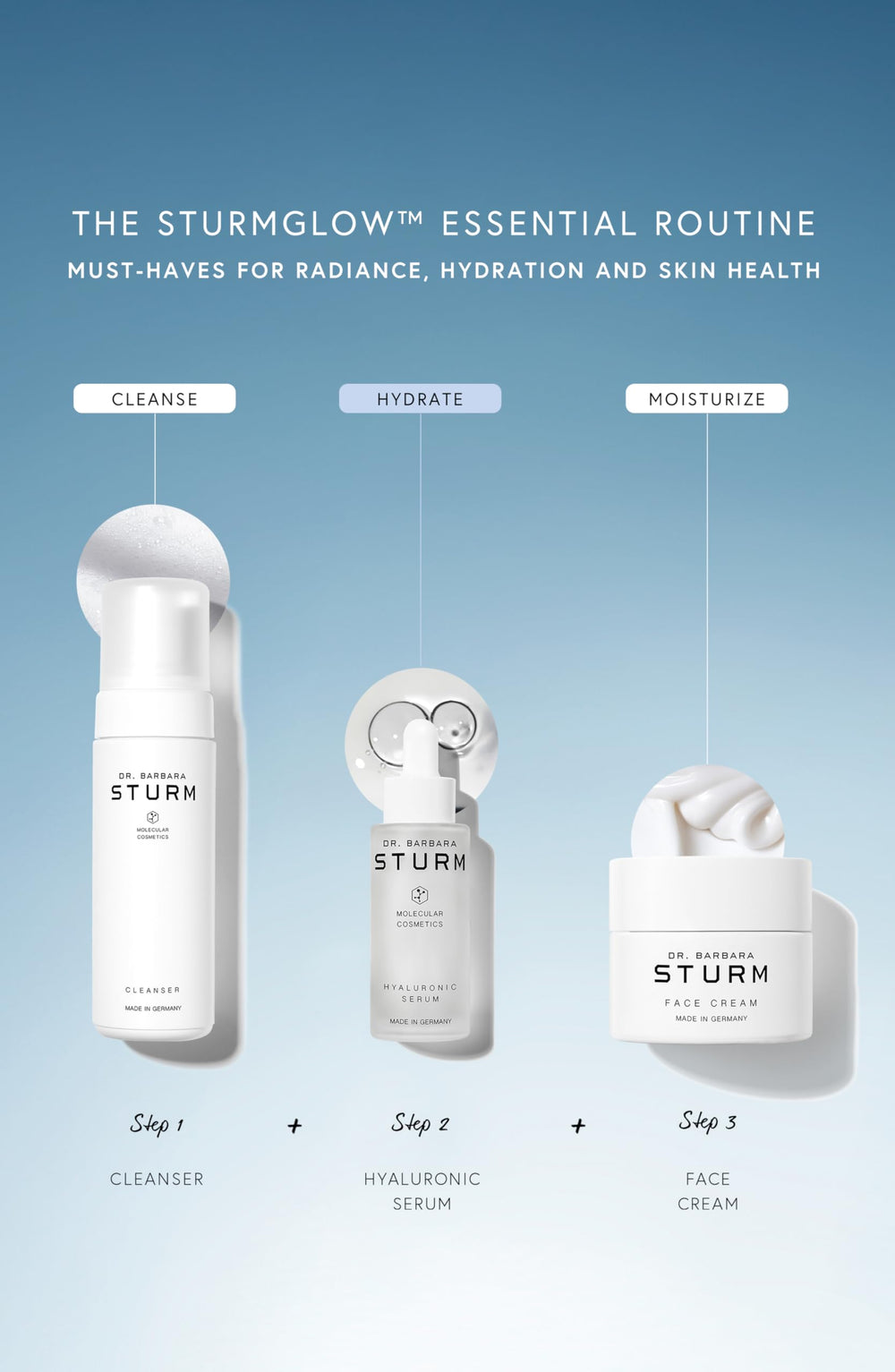 Dr. Barbara Sturm Hyaluronic Serum eco-friendly packaging underlines responsible design.
