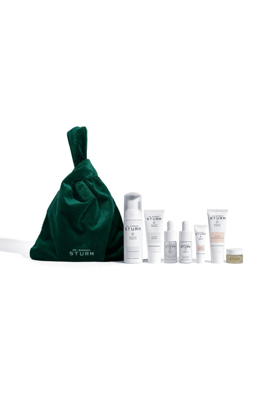Dr. Barbara Sturm Hyaluronic Serum bottle delivers intense hydration for smoother skin.