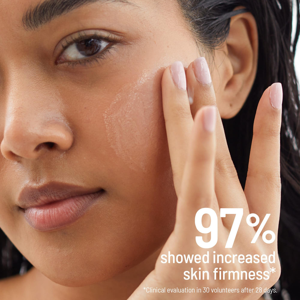 Dr. Brandt Bright This Way C Scription serum in use on the skin for radiant glow.
