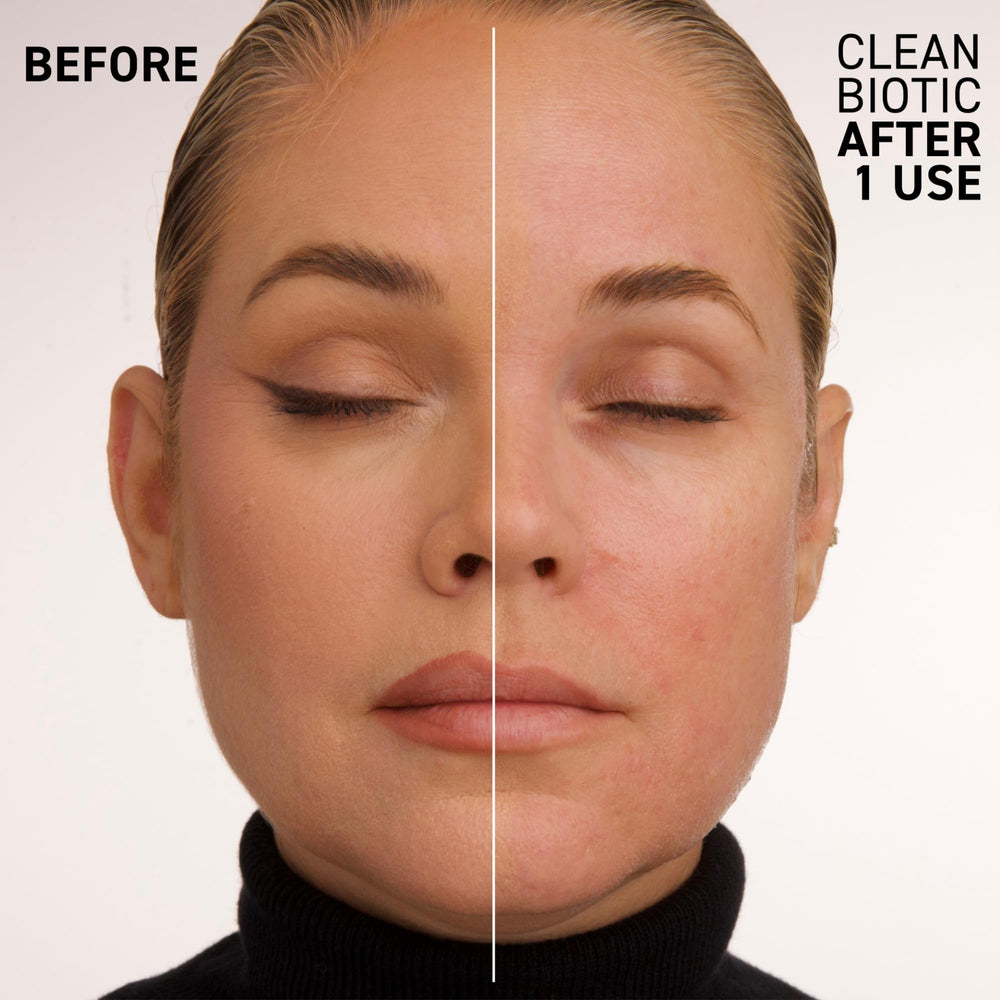Dr. Brandt Clean Biotic yogurt cleanser texture on hand for gentle cleansing