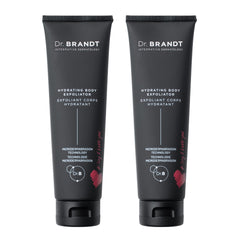 Dr. Brandt Microdermabrasion Hydrating Body Exfoliator bottle close-up for at-home exfoliation