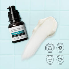 Skin texture improvement impression from Dr. Brandt Needles No More Wrinkle Smoothing Cream.