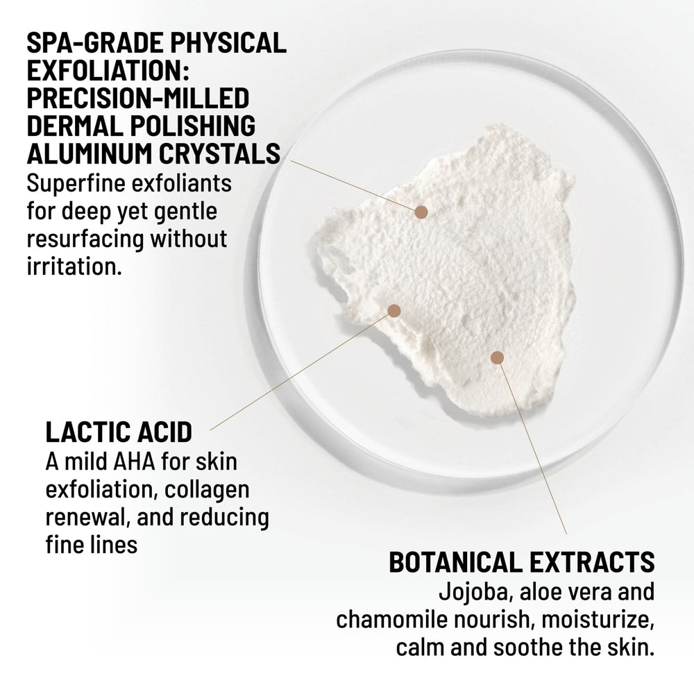 Before and after showing refined texture with Dr. Brandt.