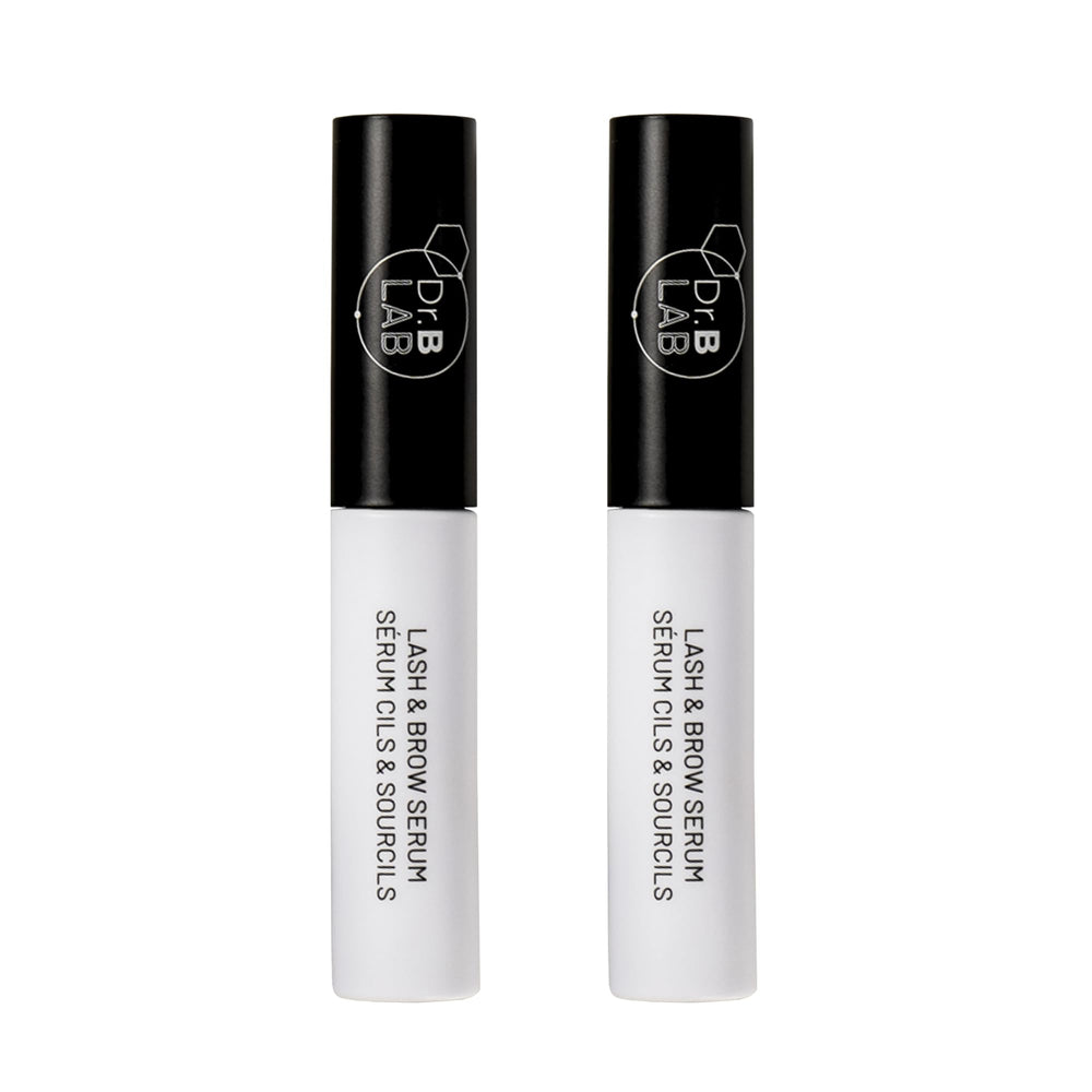 Dr. Brandt Lash & Brow Serum bottle highlighting growth and conditioning