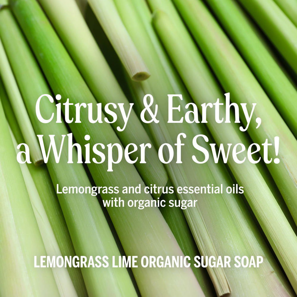 Dr. Bronner's Lemongrass Sugar Soap for refreshing facial cleansing