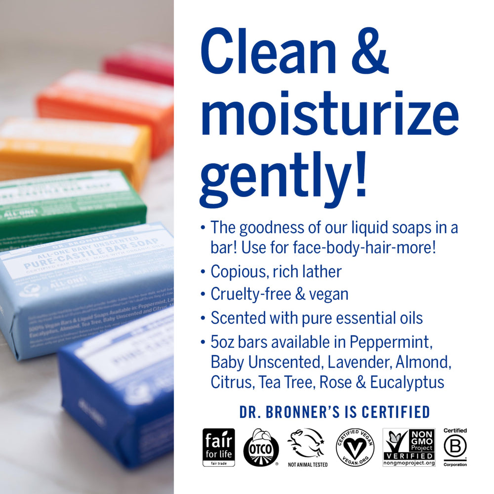 Ingredients include organic oils and vegan formula