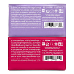 Dr. Bronner's Lavender Pure-Castile bar soap for soothing bath routine.