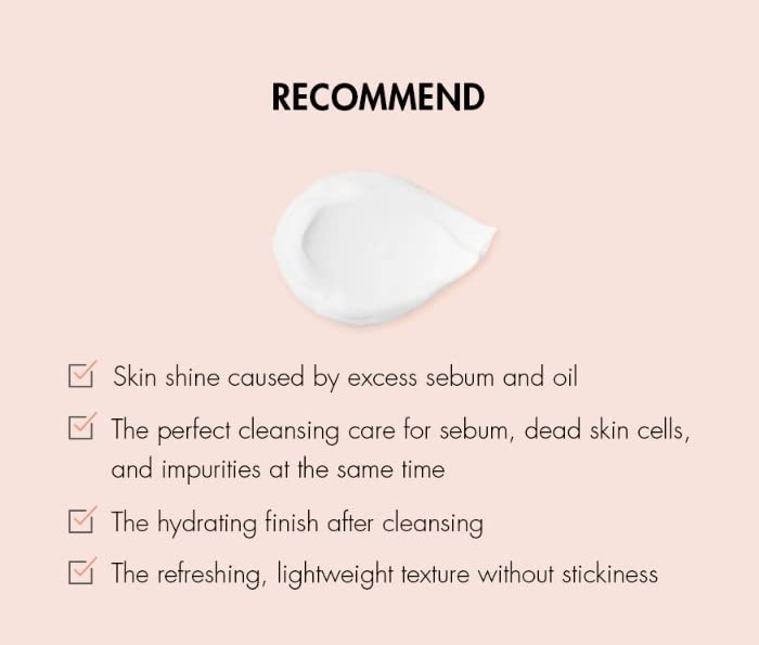 Dr.Ceuracle 5α Control cleansing foam on sink showing rich lather ready for cleansing