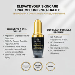 Ingredients highlight bakuchiol and hyaluronic acid for hydration