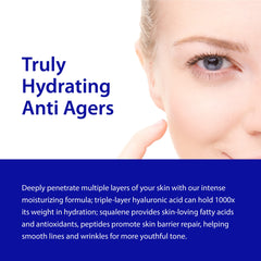 Dr. Denese SkinScience Firming Eye Cream under-eye area with softer texture.