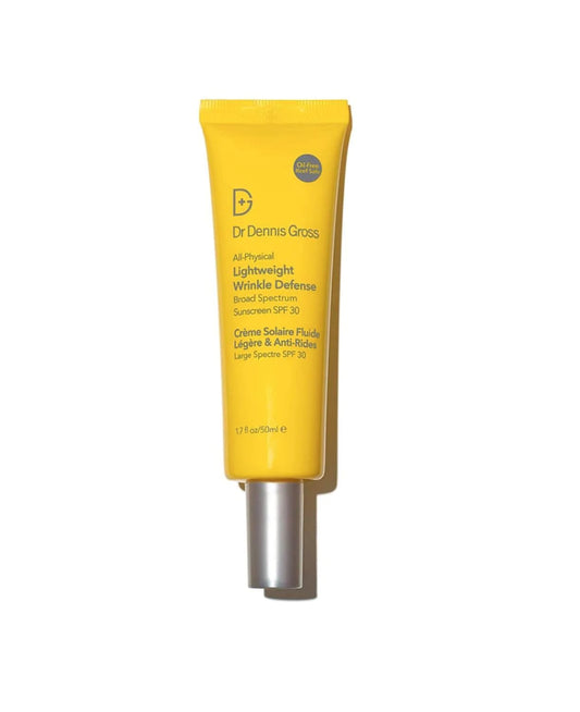 Dr Dennis Gross All-Physical sunscreen bottle pump for easy daily application.