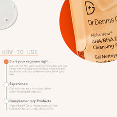 Gel-to-foam texture close-up highlighting a pore-minimizing look.