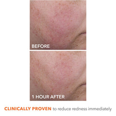 Cream swirl on skin demonstrates plumping and smoothing effects.
