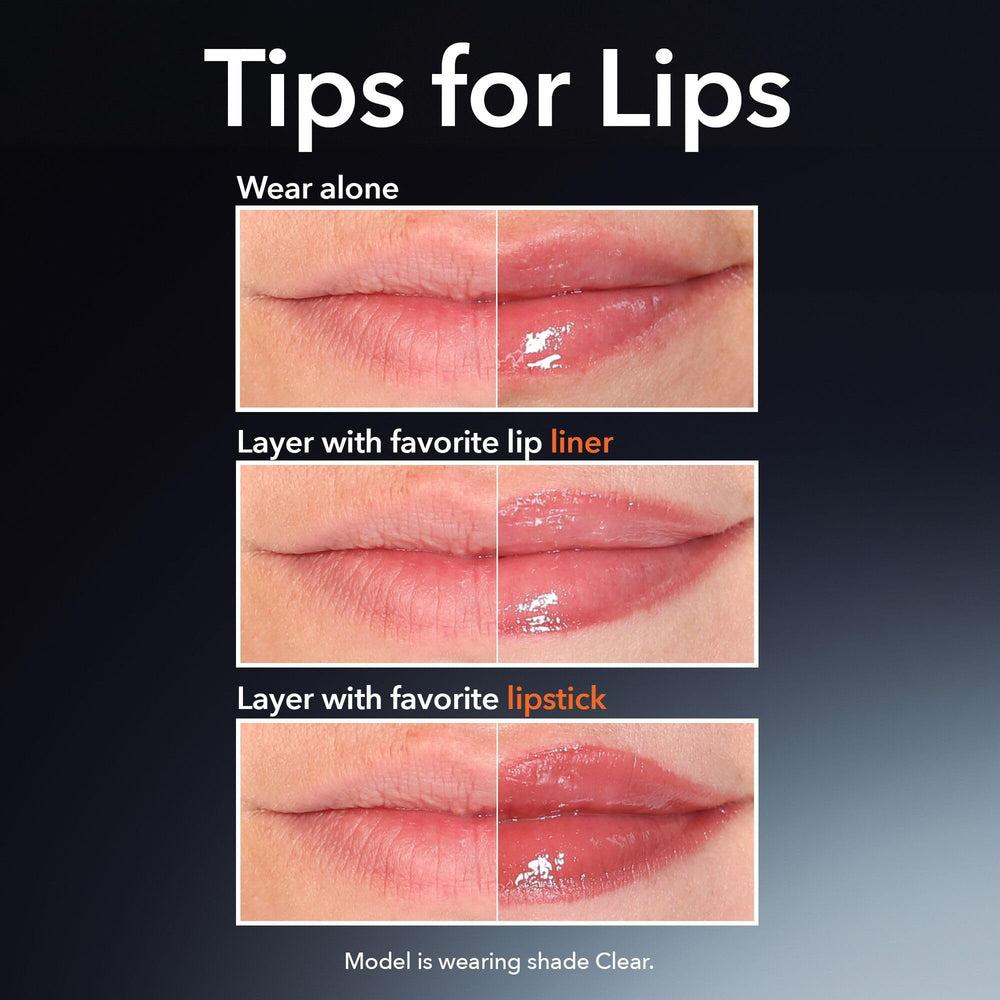 Dr Dennis Gross DermInfusions final look shows fuller, defined lips