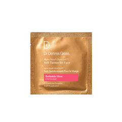 Dr Dennis Gross Glow Pad 20-pack back with usage notes and ingredients.