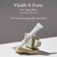 Close-up of the VITALIFT-A bottle cap highlighting premium packaging