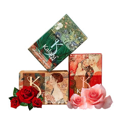 DR.EMMET luxury perfumed soap bar packaging detail shows elegant premium presentation.