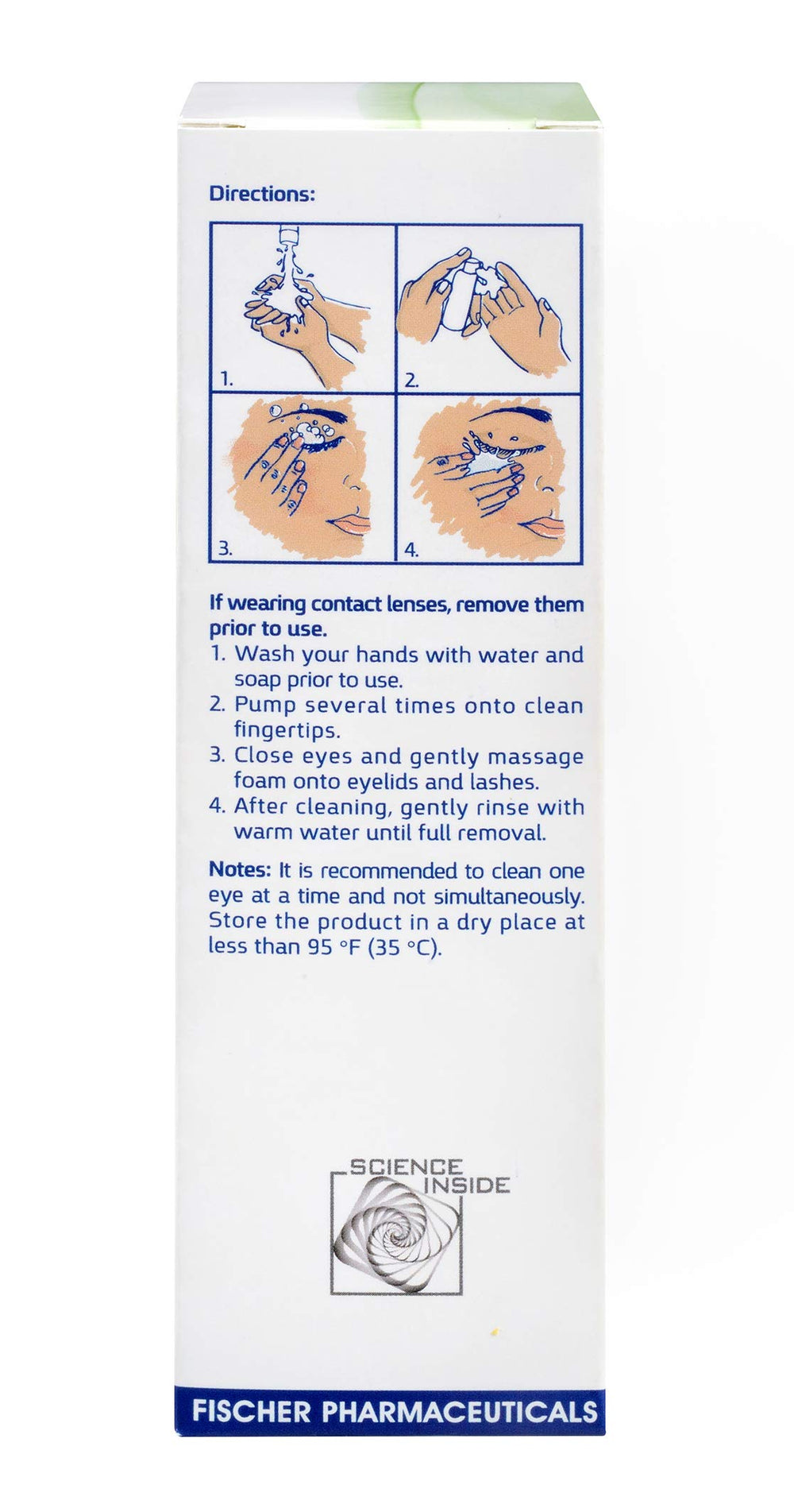 Daily-use Dr. Fischer Tea Tree cleanser supports eyelid hygiene.