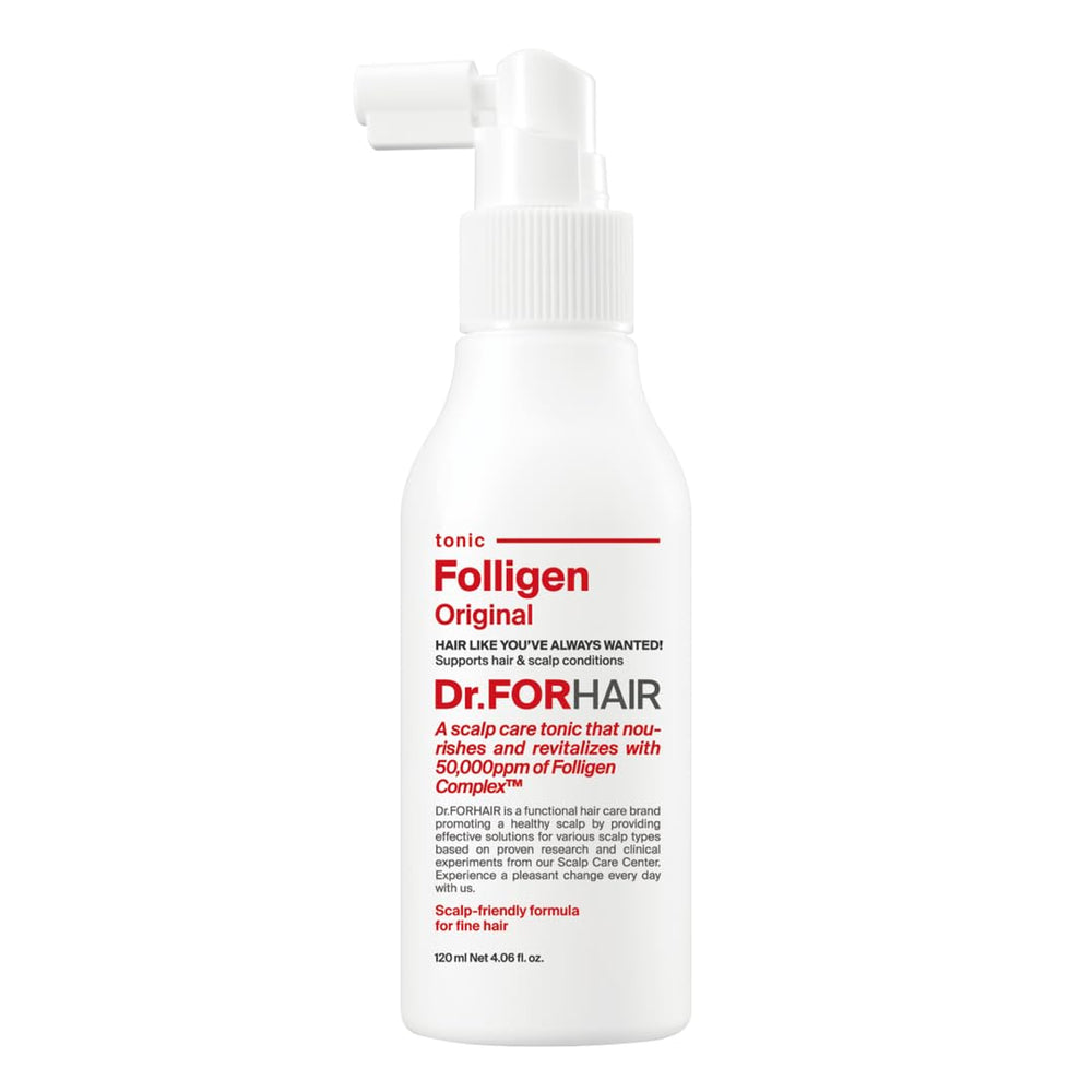 Dr.FORHAIR Folligen Tonic bottle for daily scalp nourishment and easy use