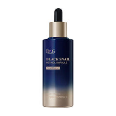 Dr.G Black Snail Retinol Ampoule bottle close-up for premium branding