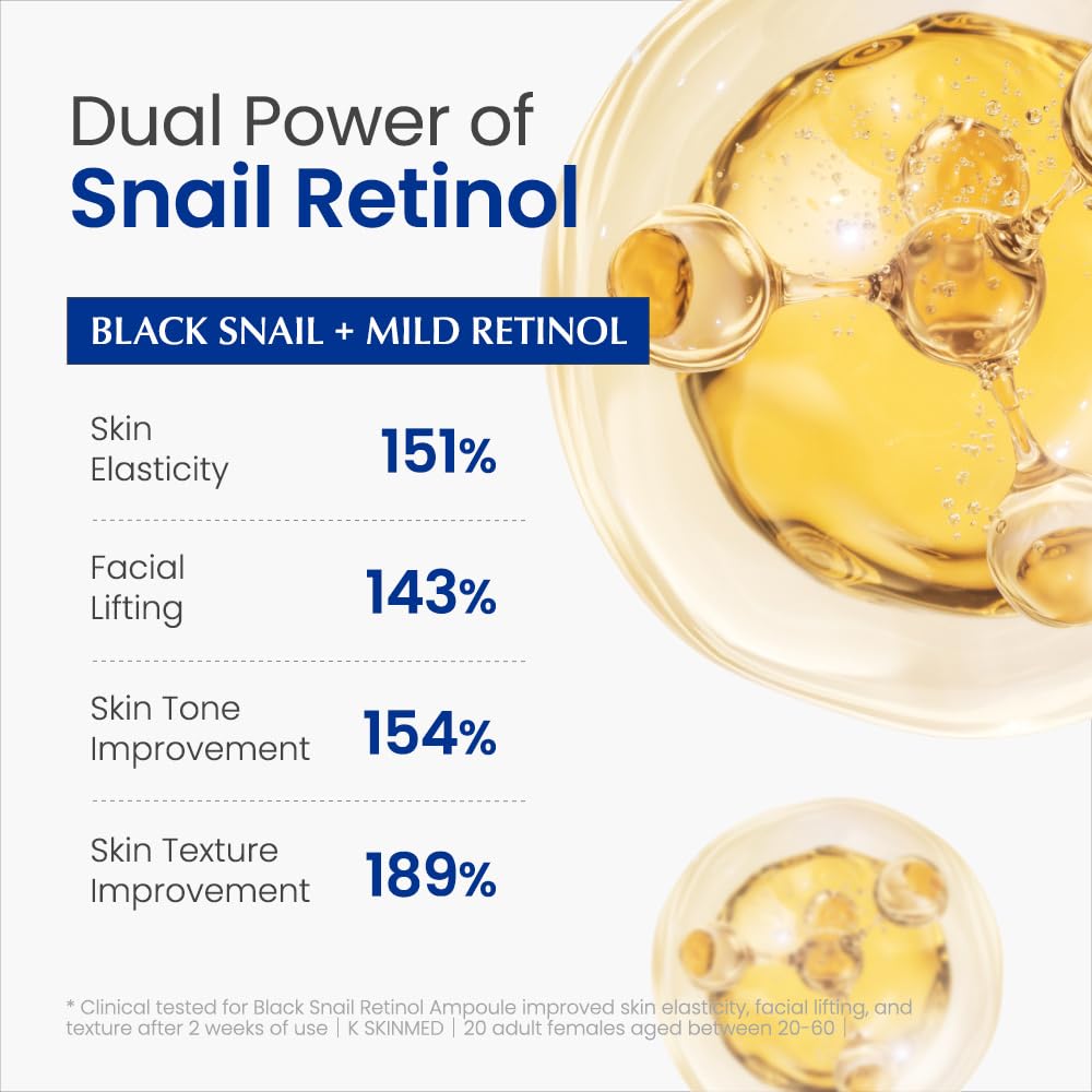 Snail mucin in Dr.G ampoule nourishes skin texture and resilience