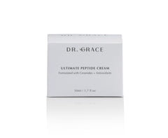Dispense pump of Dr. Grace Ultimate Peptide Cream in sleek packaging.