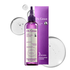 Dr. Groot Detox Water foam application shows even distribution for gentle exfoliation
