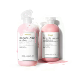 Dr. Healdy Moisturizing Shampoo bottle with pink rose fragrance for deep hydration