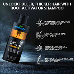 Lush lather from Dr. Healdy Root Activator Shampoo for cleansing