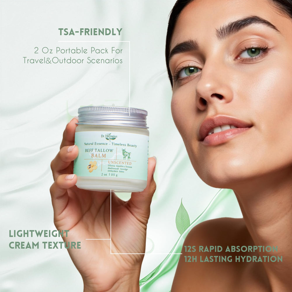 Dr.Herbarius balm pour reveals nourishing botanical oils for skin.