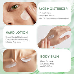 Dr.Herbarius balm unscented packaging ideal for sensitive skin.