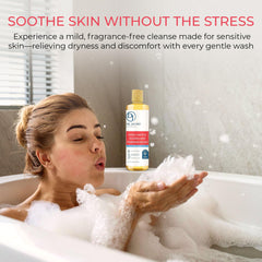 Family-use scene featuring Dr. Jacobs Naturals fragrance-free soap