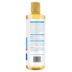 DR.JACOBS NATURALS Baby Wash bubbles illustrate mild cleansing for newborns and toddlers