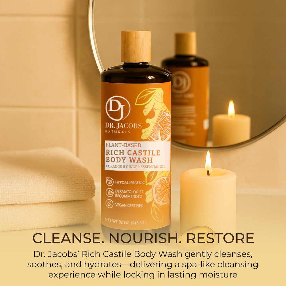 A rich foam lathers softly for a pampering shower experience