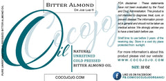 Dr Joe Lab Bitter Almond Oil vegan and non-GMO certification.