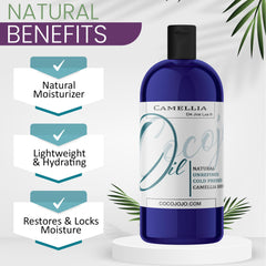 Dr Joe Lab Camellia Seed Oil ingredients panel emphasizing antioxidants and vitamins