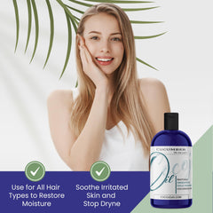 Dr Joe Lab cucumber seed oil on skin demonstrating quick absorption and moisturization.