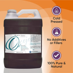 Dr Joe Lab Egyptian Black Seed Oil pour angle emphasizes smooth texture for topical use