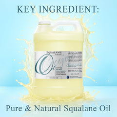 Dr Joe Lab Squalane Oil silky texture indicating fast, non-greasy hydration.