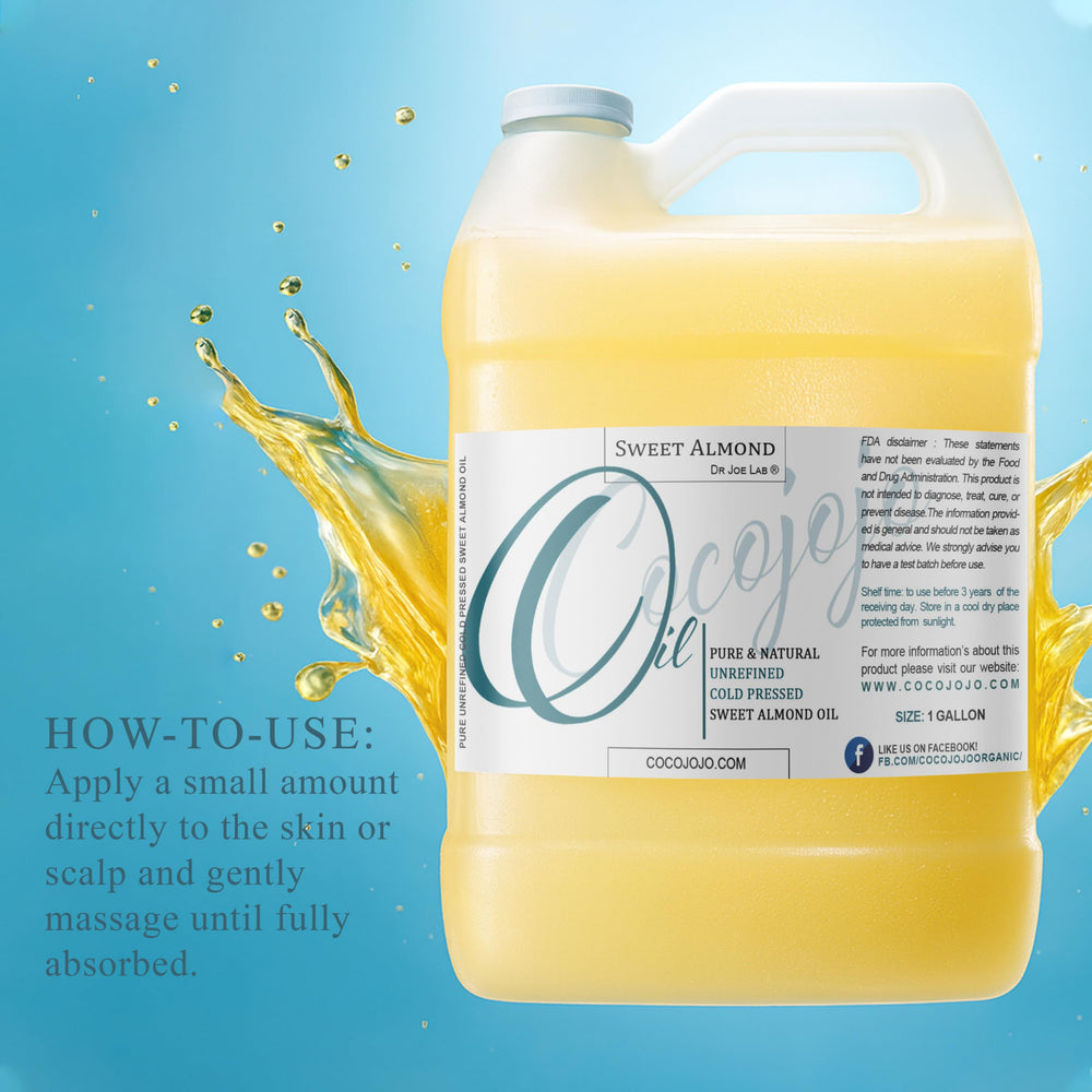Dr Joe Lab Sweet Almond Oil hair application for conditioning and shine