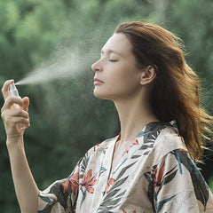 Dr Joe Lab Tea Tree Mist hair care shows detangling-friendly hydration.