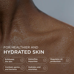 DR. LIFT salt granules macro emphasizing gentle exfoliation texture