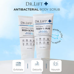 DR. LIFT vitamin E and A imagery implying antioxidant skin support