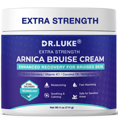 Dr. Luke Arnica Bruise Cream tube ready for fast relief of minor injuries