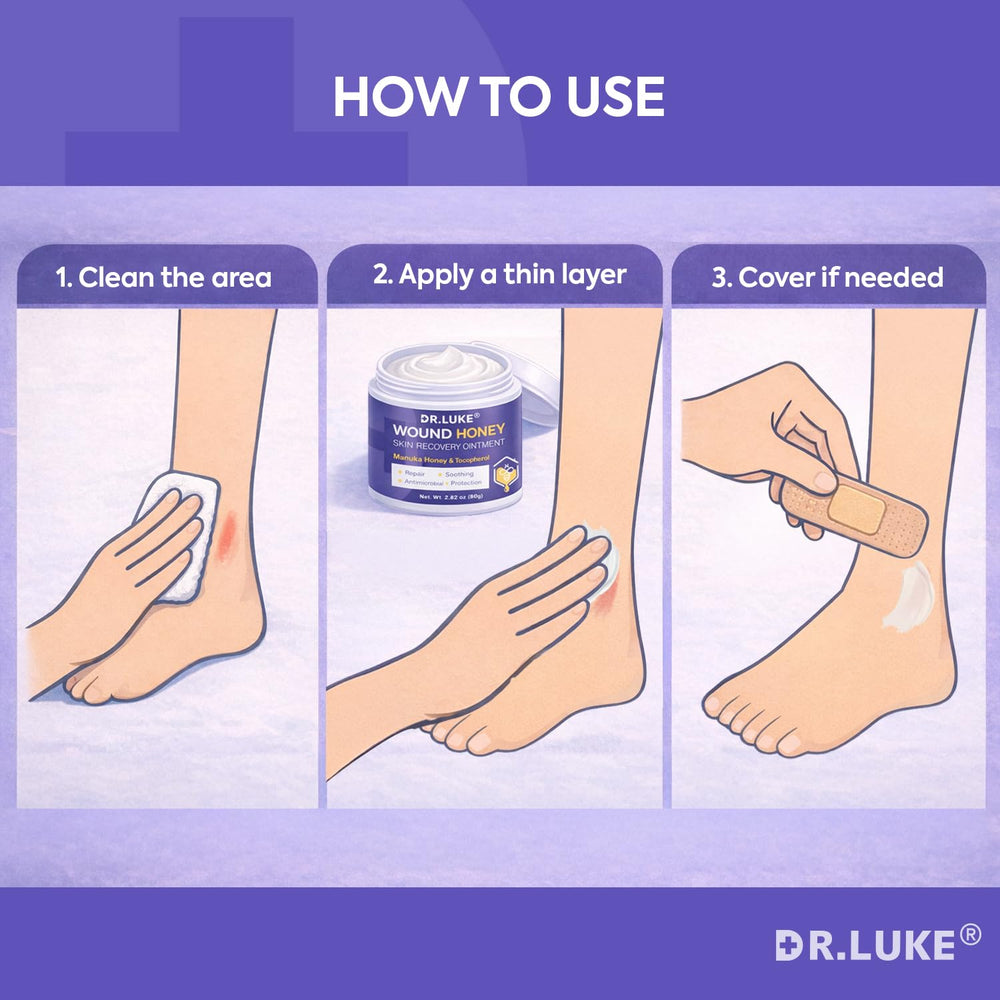 Dr. Luke Manuka Honey Wound Gel suitable under bandages