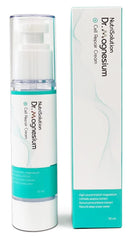 Dr.Magnesium Cell Repair Cream targets bruises with ionized magnesium for soothing relief.