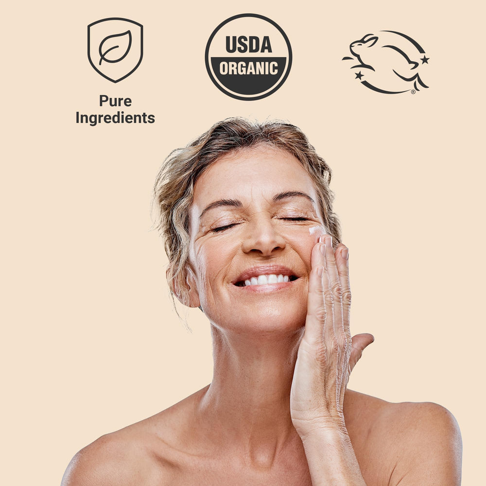 Dr. Mercola Ola Botanicals USDA Organic seal indicates clean, certified ingredients.