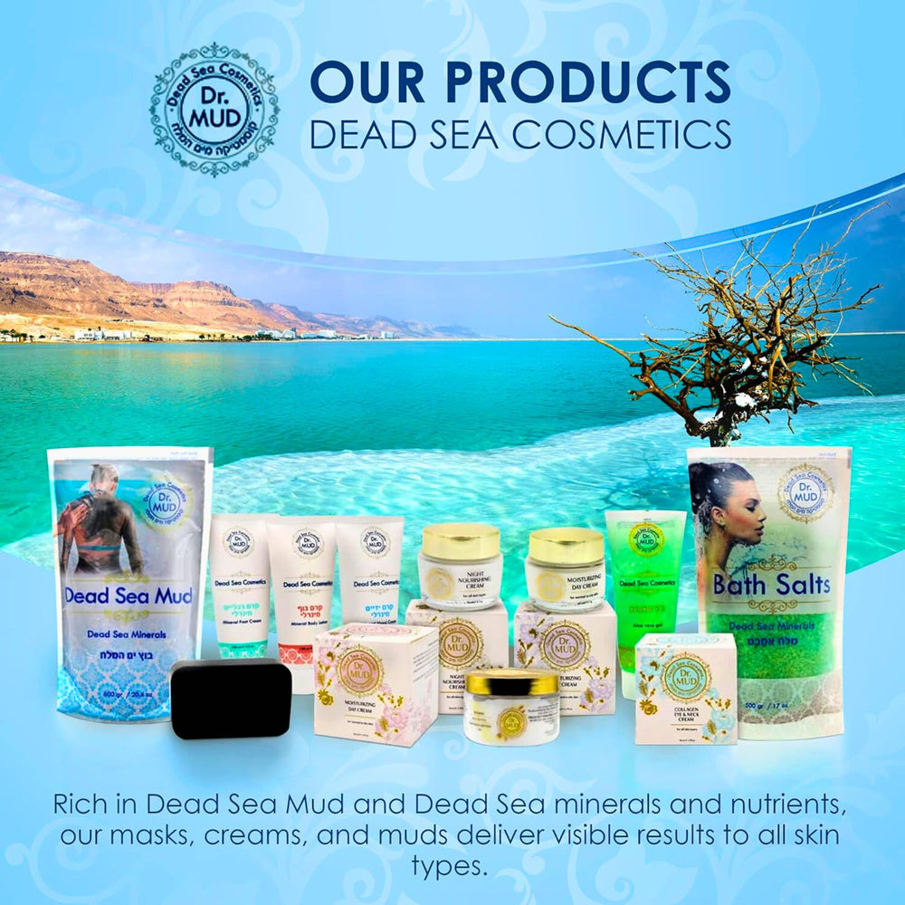 DR.MUD Dead Sea Salt luxury spa bath conveys deep relaxation.